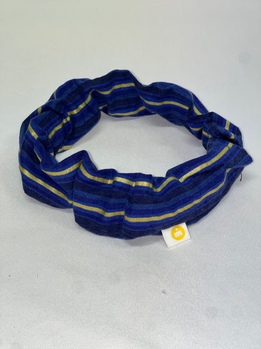 Sandy Sleeve Blue and Gold Stripes